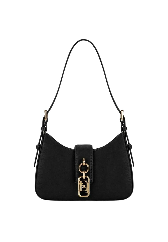 Borsa Elisabetta Franchi BS24A62E2110 a spalla nera con charm