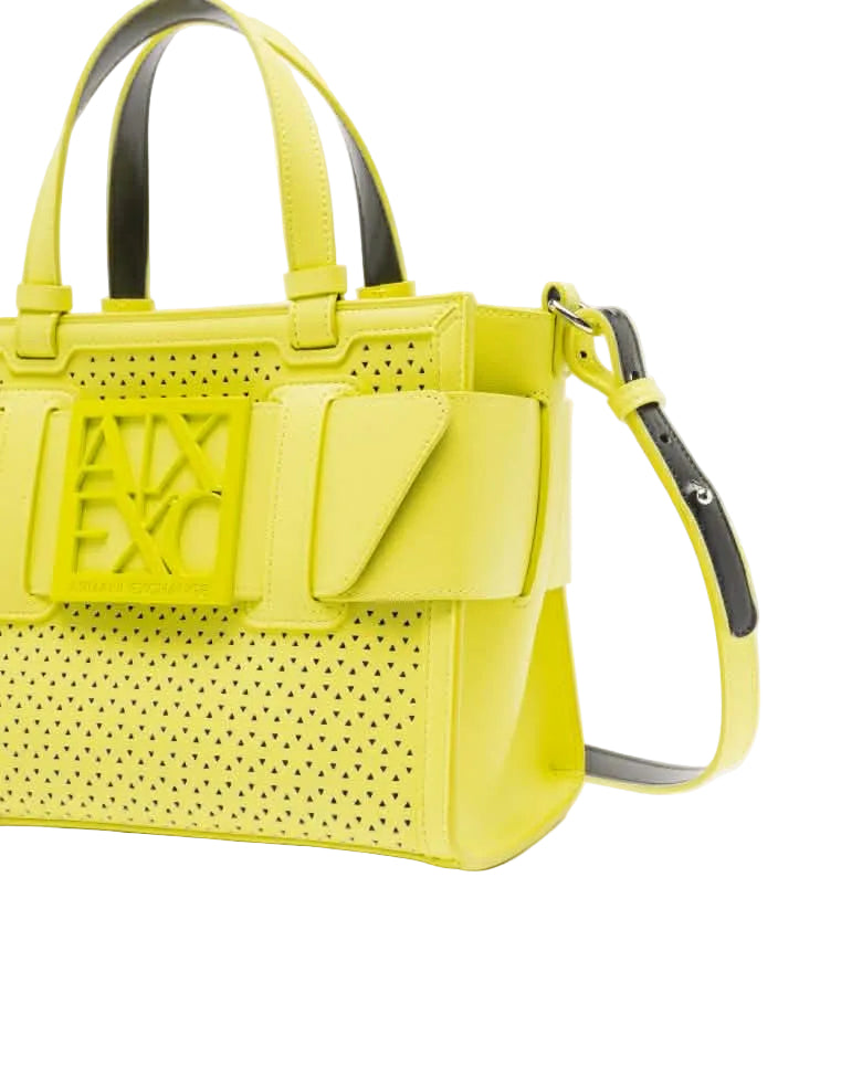 Borse Armani Exchange XW000392 AF22626 tote medium traforata