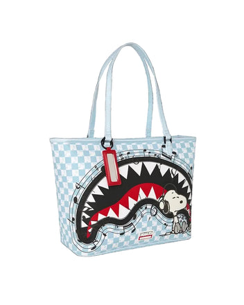 BORSA SPRAYGROUND 9456 PEANUTS SNOOPY TUNED UP & TUNED OUT TOTE