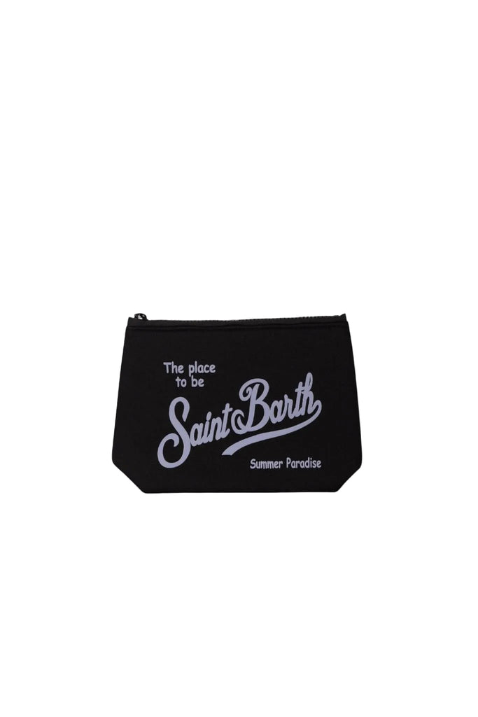 Pochette Saint Barth Aline Logo In Rilievo