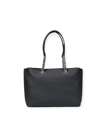 Borsa Love Moschino JC4257 Shopper PU GRS nera Logo smaltato