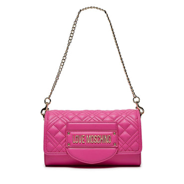 Borsa Love Moschino JC4054 Pochette con tracolla Quilted matelasse fuxia