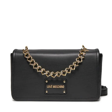 Borsa Love Moschino JC4125 Tracolla catena pendente cuori strass chain oro