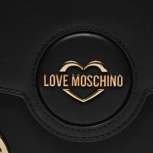Borsa Love Moschino JC4217 Flap Bag a spalla regolabile con placca laterale