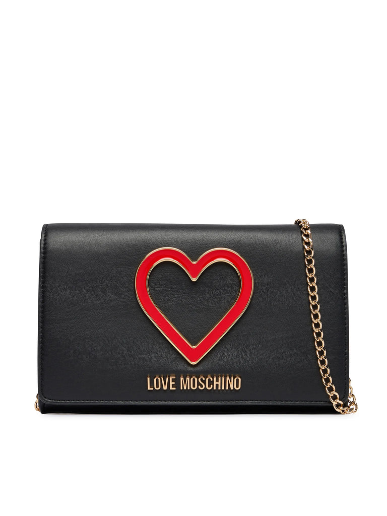 Borsa Love Moschino JC4295 clutch con Maxi cuore placcato