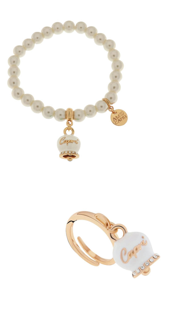 Set Bracciale e Anello Amo Capri Coordinato