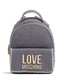 Zaino Love Moschino JC4319 effetto denim azzurro