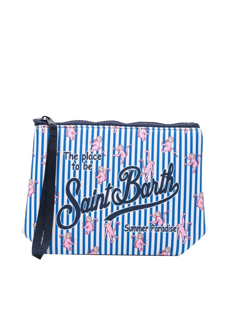 Pochette Saint Barth Animal Stripes