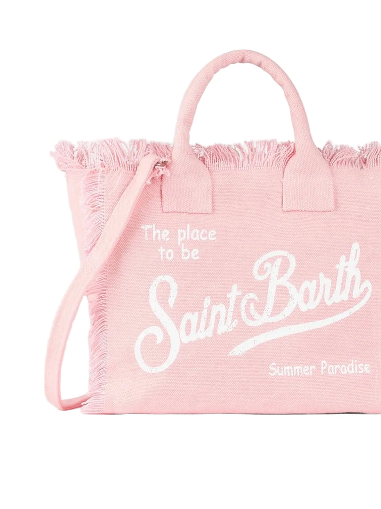 Borsa Saint Barth Colette Rosa Logo Bianco COL0001 00135L