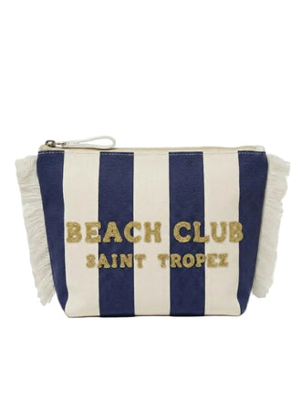 Pochette Marinette Saint Tropez In Canvas Beach Club