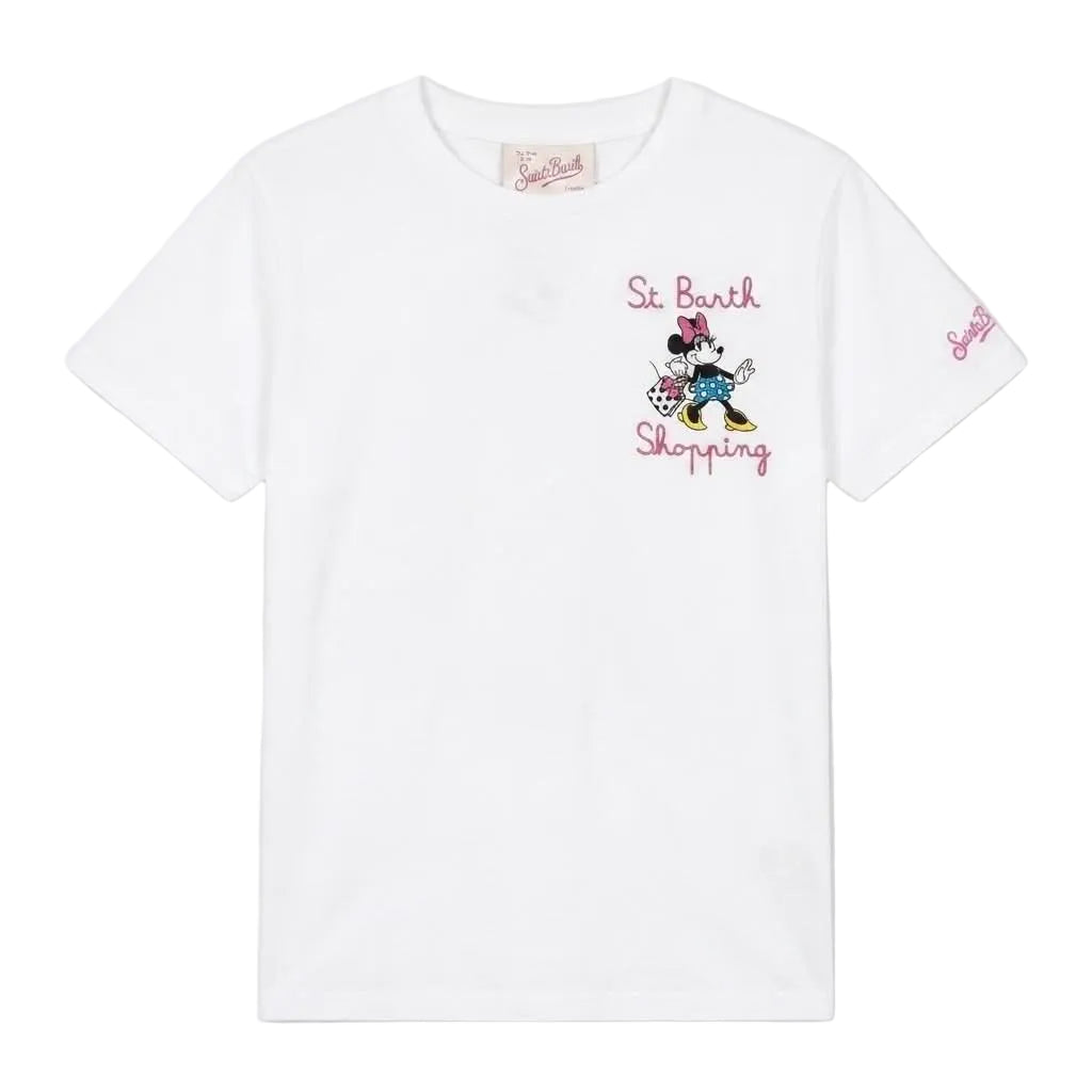 T-shirt Saint Barth Emilie Piccola Minnie Lato Cuore Logo St. Barth Shopping
