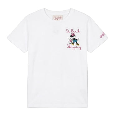 T-shirt Saint Barth Emilie Piccola Minnie Lato Cuore Logo St. Barth Shopping