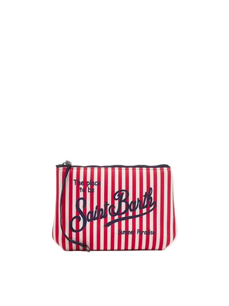 Pochette Saint Barth Stripes Mini