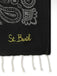 Teli Mare Saint Barth Foutas Bandana Nera FOUT009 02044H