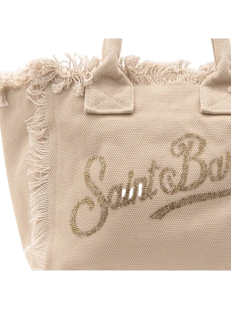 Borsa Saint Barth Colette Beige Con Strass COL0001 00267L