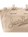 Borsa Saint Barth Colette Beige Con Strass COL0001 00267L