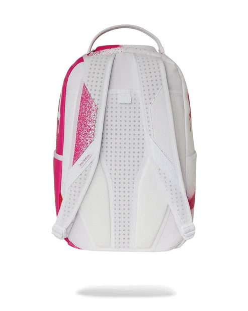 Zaino Sprayground bianco pink vandal backpack 910B7431