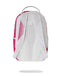 Zaino Sprayground bianco pink vandal backpack 910B7431