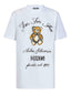 T-Shirt Over Moschino Grafica Orsetto Con Fiocco Italiano DV0443
