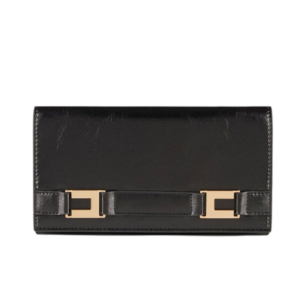 Portafoglio Pochette Elisabetta Franchi PF65A61E2 con dettagli logo