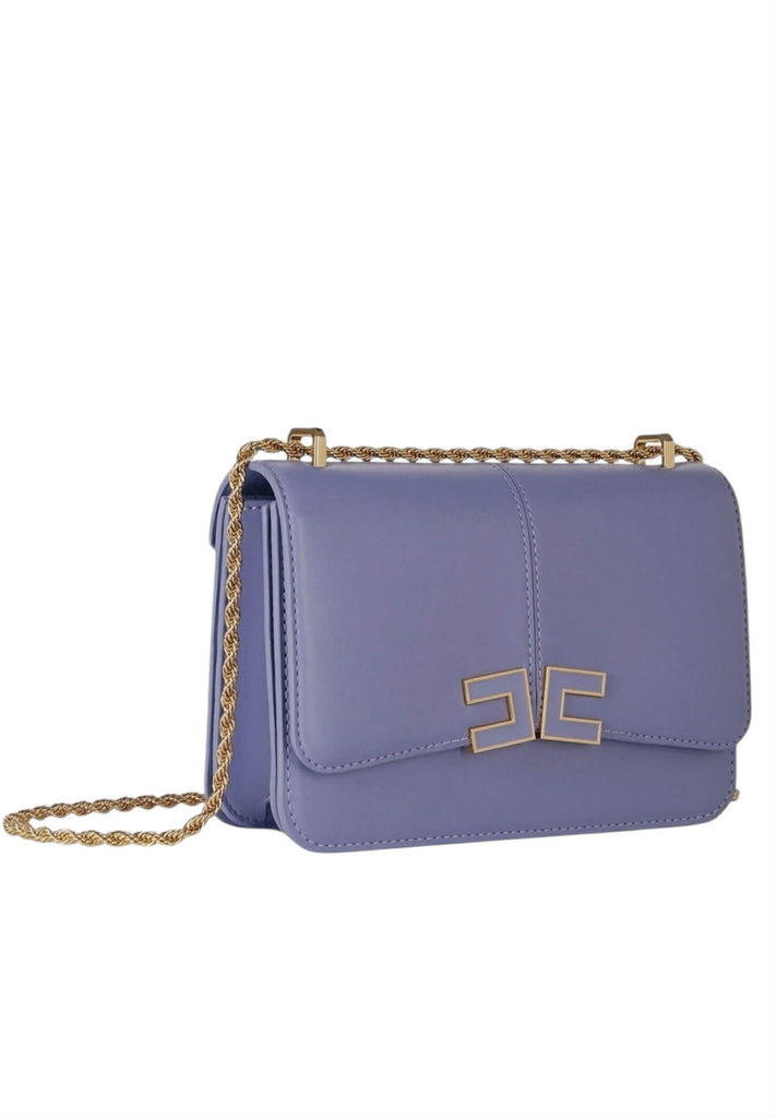 Borsa Elisabetta Franchi  BS91A61E2 a tracolla con dettaglio logo