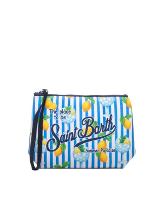 Pochette Saint Barth Aline Stripes Gin Tonic Lemon E Limoncello