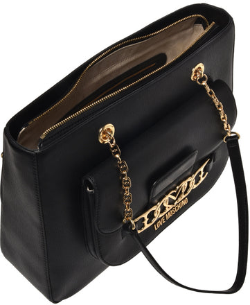Borsa Love Moschino JC4042 Shopper banda metallo cuore