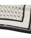 Foulard Elisabetta Franchi FO02L46E2 in seta con pattern rombo e logo