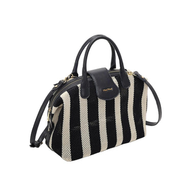 Borsa Bauletto Mimì Muà In Rete a Righe Con Tracolla Y201390