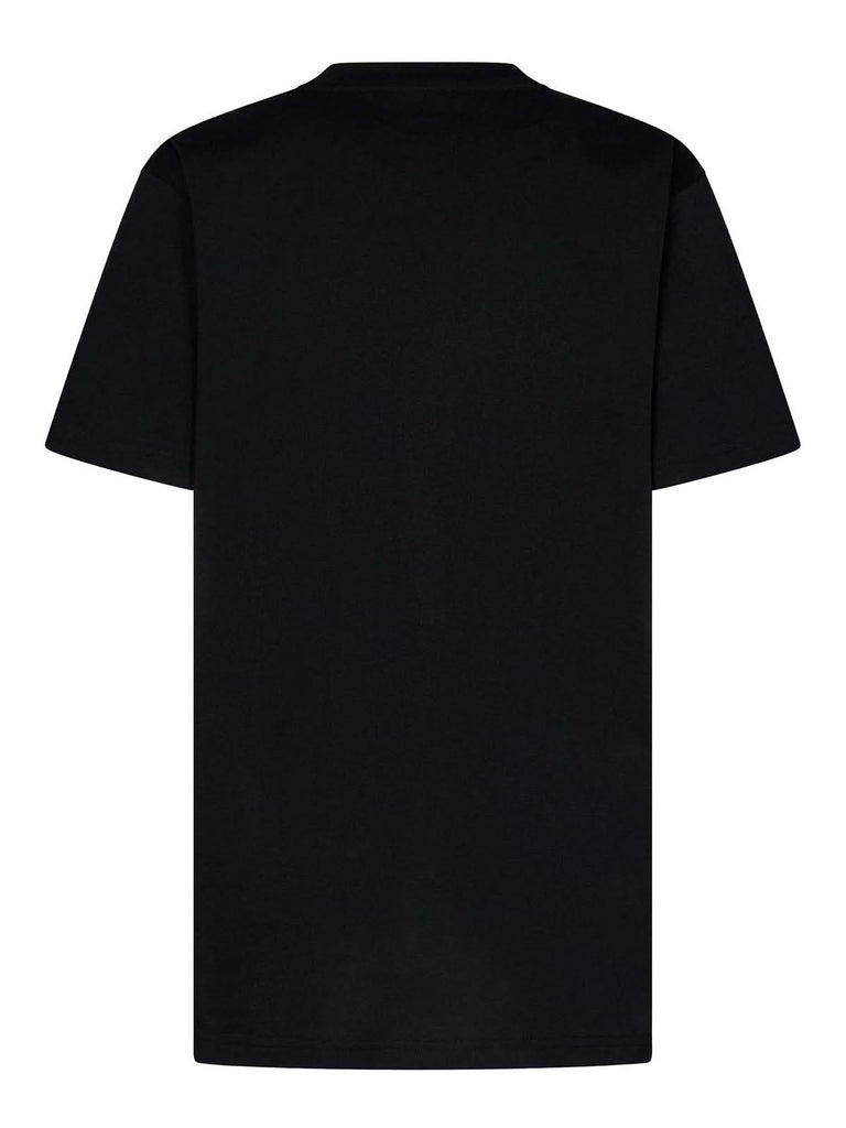 T-Shirt Over Grafica Orsetto Con Fiocco Italiano DV0710