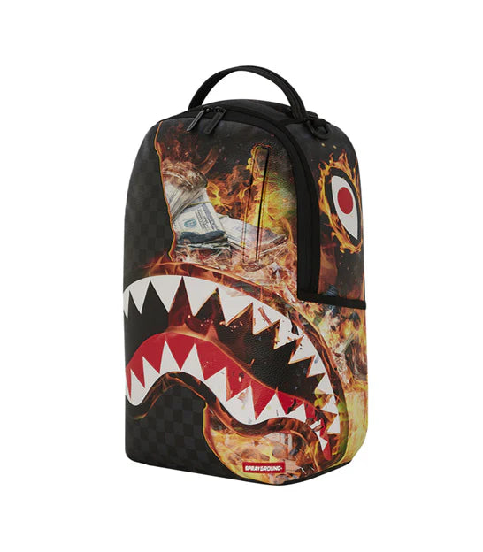 Zaino Sprayground Burnt Shark Check