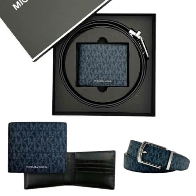 Set Michael Kors Cintura E Portafogli Logato