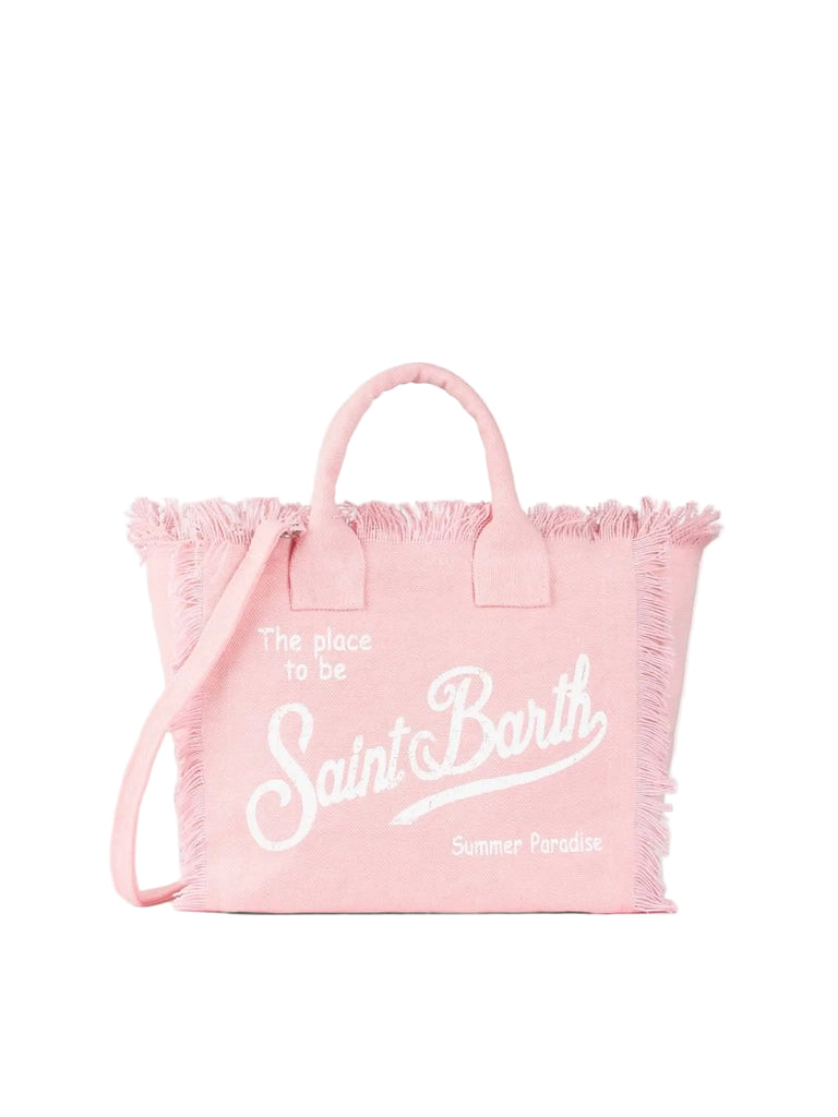 Borsa Saint Barth Colette Rosa Logo Bianco COL0001 00135L