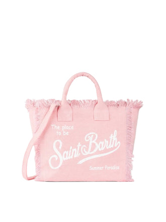 Borsa Saint Barth Colette Rosa Logo Bianco COL0001 00135L