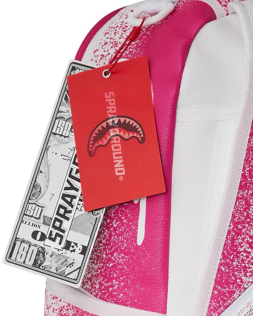 Zaino Sprayground bianco pink vandal backpack 910B7431