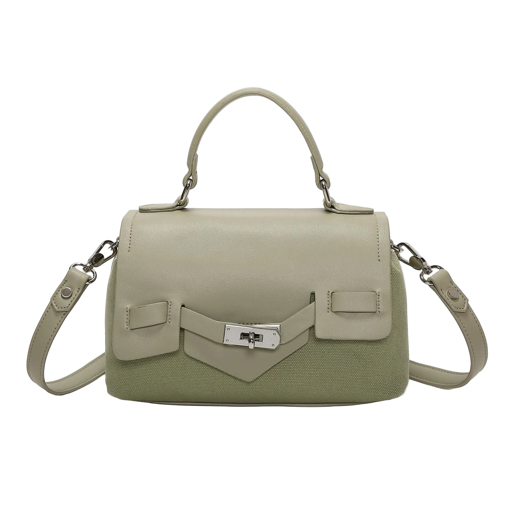Borsa Mimì Muà Bauletto Con Patta E Canvas H201405