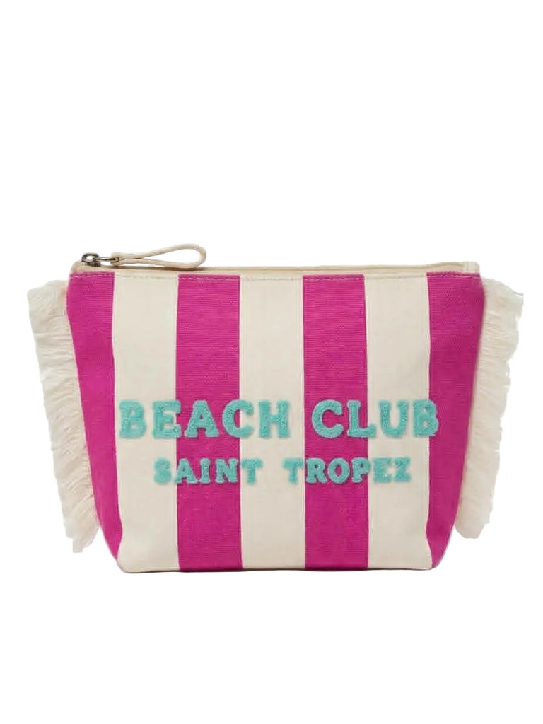 Pochette Marinette Saint Tropez In Canvas Beach Club