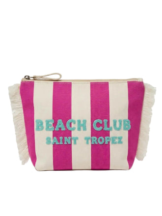 Pochette Marinette Saint Tropez In Canvas Beach Club