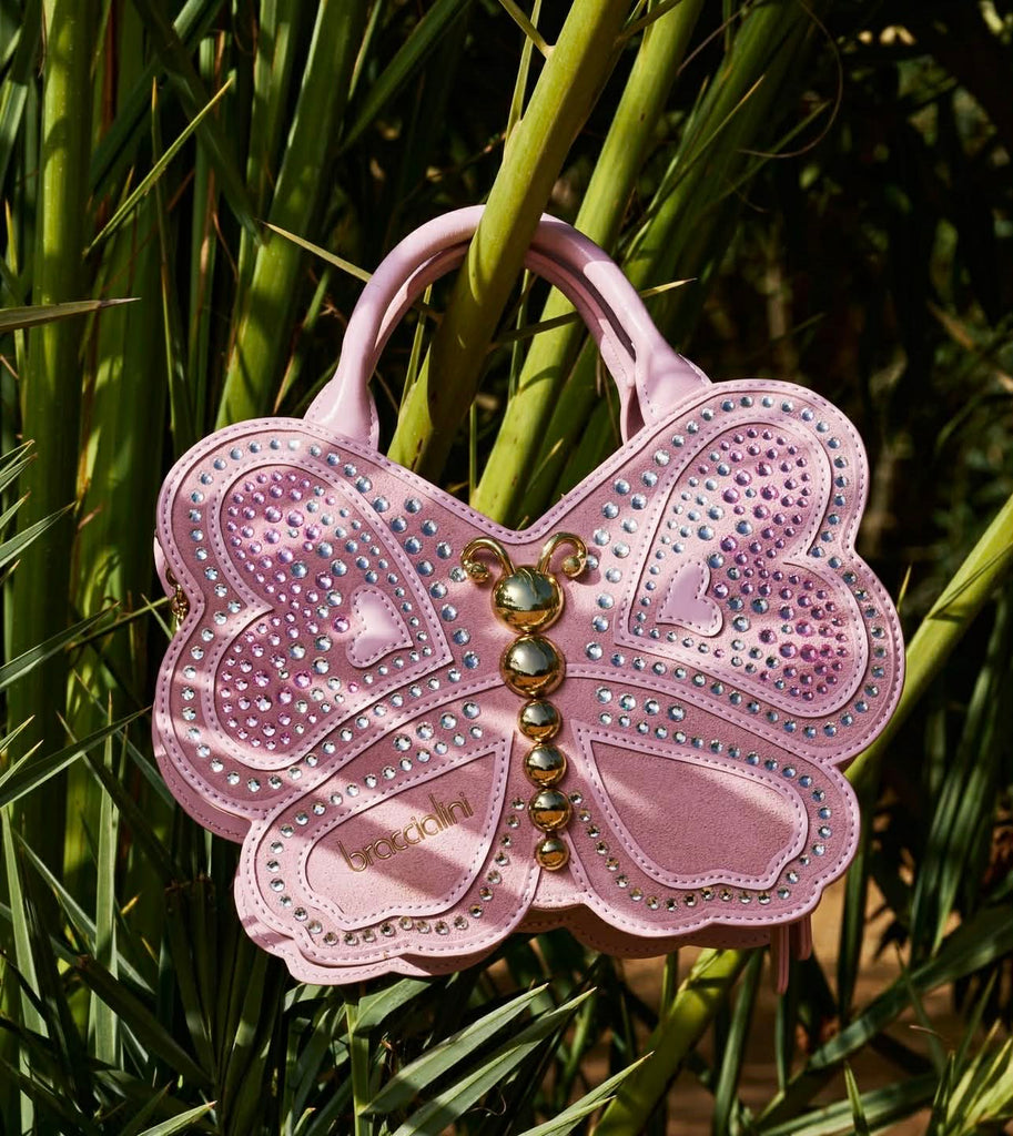 Borsa Braccialini Temini B19040 Farfalla rosa