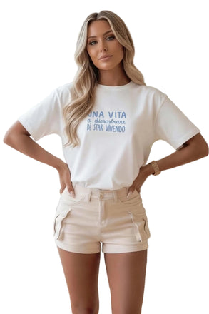 T-Shirt Agape Una Vita A Dimostrare Di Star Vivendo