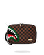 POCHETTE E BEAUTY SPRAYGROUND CHENILLE SIP TOILETRY - BRICK MARRONE