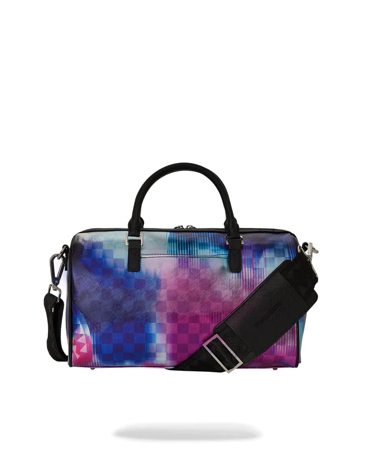 BORSA SPRAYGROUND BAULETTO ART5970 TYE CHECK MINI DUFFLE VIOLA