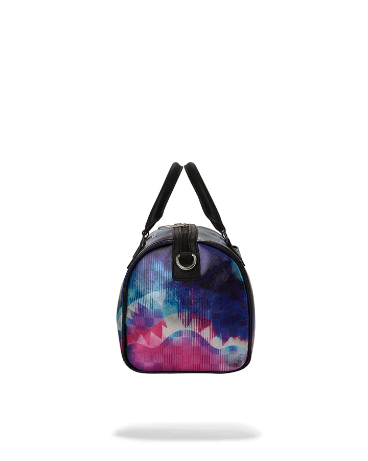 BORSA SPRAYGROUND BAULETTO ART5970 TYE CHECK MINI DUFFLE VIOLA