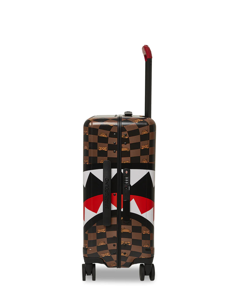 Trolley Sprayground Peeking Character Check Carry On Luggage