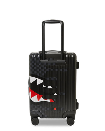 Trolley Sprayground UnifiniIshed Shark Luggage Nero