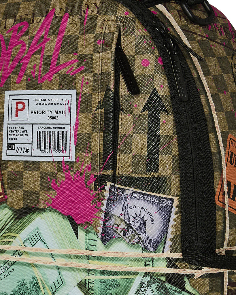 ZAINO SPRAYGROUND 8767 TORN PACKAGING DLXSV BACKPACK