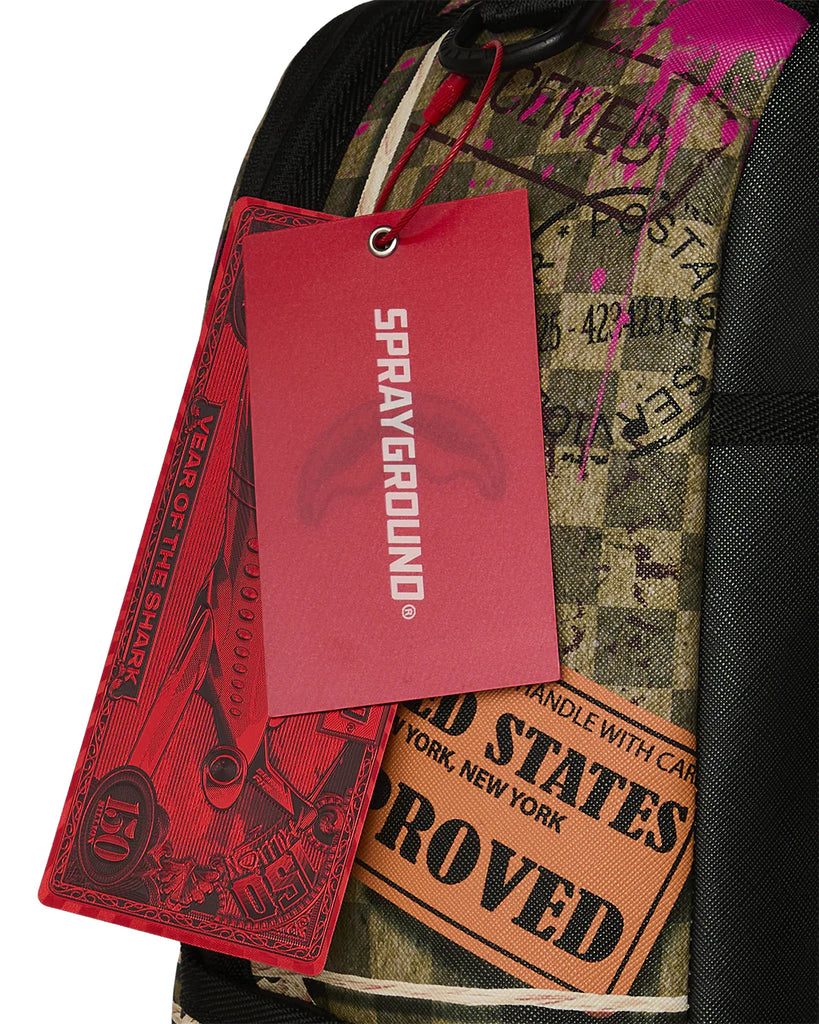 ZAINO SPRAYGROUND 8767 TORN PACKAGING DLXSV BACKPACK