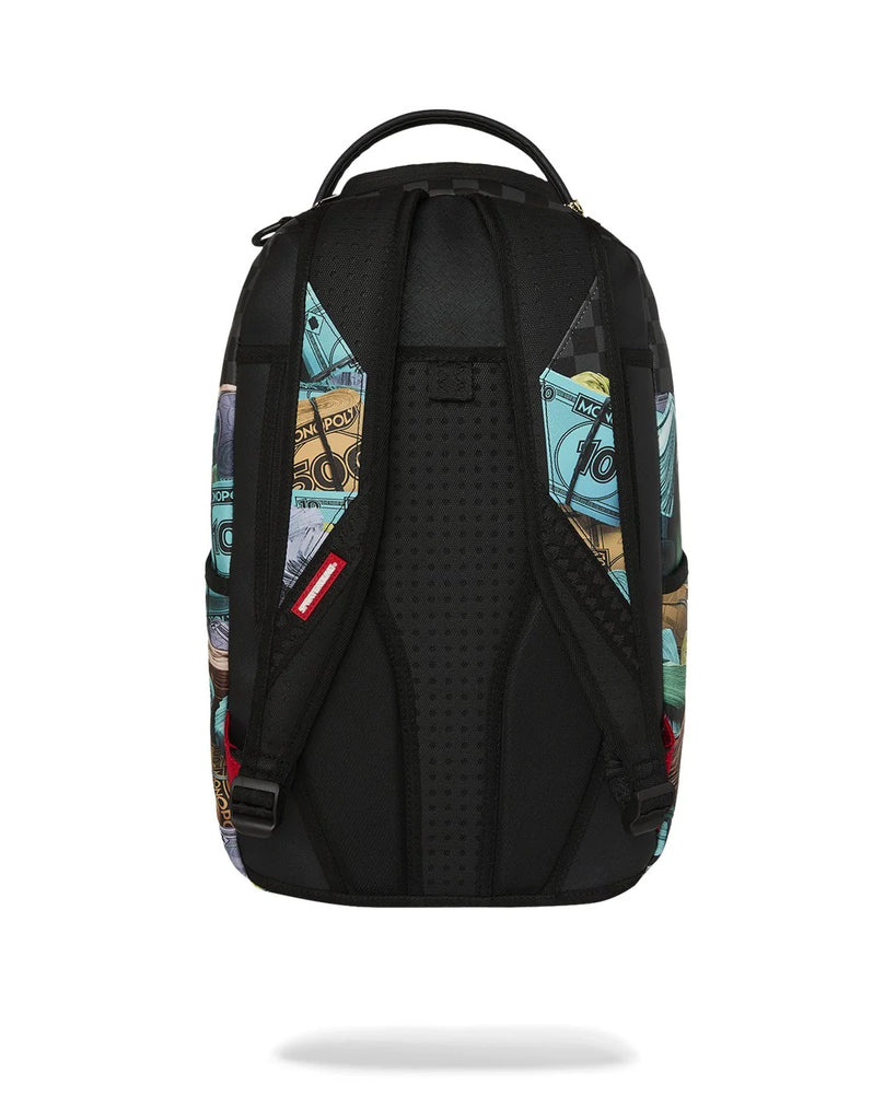 ZAINO SPRAYGROUND 8782 MONOPOLY MONEY STACKS DLXSV BACKPACK