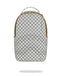 ZAINO SPRAYGROUND 8848 3AM CREAM CHECK DLXSV BACKPACK