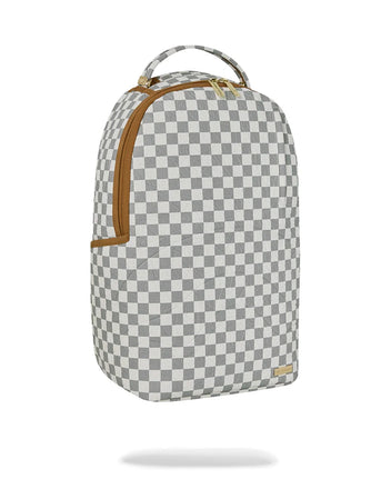 ZAINO SPRAYGROUND 8848 3AM CREAM CHECK DLXSV BACKPACK